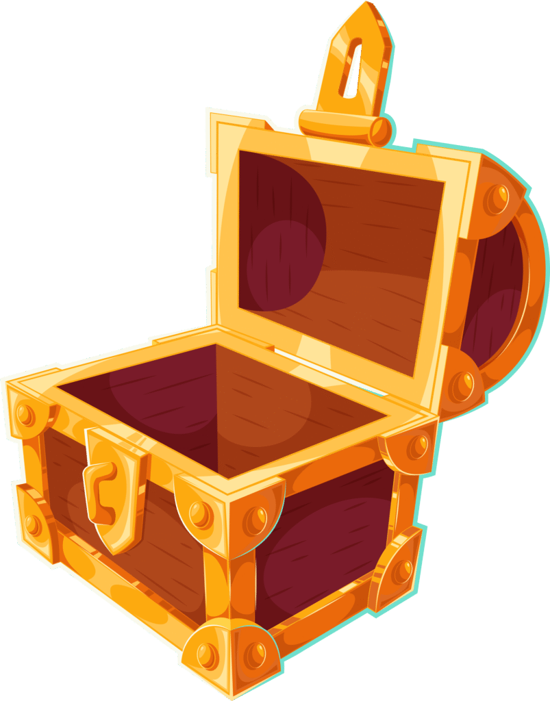treasure chest box transparent background